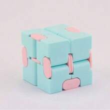 1件/10件儿童益智减压2x2魔方，创意无限魔方，马卡龙糖果色，儿童手指锻炼减压玩具 - 彩色 - 查看 12