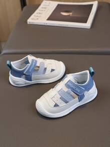 1 Pair Baby Toddler Soft Bottom Non-Slip Mesh Breathable Shoes, Boys, Summer - Blue - View 7