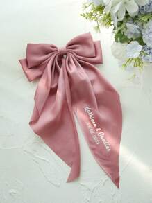 1 pièce Nœud de cheveux personnalisé avec votre nom Nœud de cheveux en monogramme doré personnalisé avec nom Nœud de cheveux en velours pour fille Accessoires pour cheveux femme Nœud de cheveux de mariée personnalisé Nœud de cheveux monogramme Cadeau pour elle Cadeau de mariage