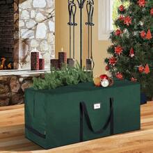 7.5 Ft Extra Large Christmas Tree Storage Bag With Reinforced Handles And Dual Zippers For Wide Opening (Green),Boho Vibes