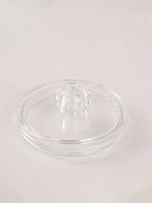 1pc Wattenstaafjeshouder, Make-upremoverpaddispenser, Bedekte make-upremoverpadopbergdoos, Transparante cosmetische organizer, Badkamer make-upstaafjes- en padhouder, Opbergdoos voor reinigingsstaafjes, Multifunctionele opbergdoos, Opbergdoos voor haarringen, Opbergdoos voor cosmetica, Opbergdoos