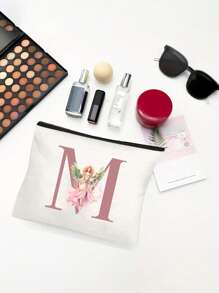 1 Túi đựng đồ trang điểm màu trắng in chữ màu hồng có cánh hình cô gái, chữ màu hồng A-Z, Túi đựng đồ dùng cá nhân du lịch cho tiệc cưới, đồ dùng học tập, đồ dùng du lịch, đồ trang điểm thiết yếu, túi đựng mỹ phẩm, đồ dùng ngày lễ, túi đựng đồ trang điểm, túi đựng đồ trang điểm, đồ dùng trang điểm, đồ dùng đựng đồ trang điểm, đồ dùng trang điểm, ngày lễ, mùa đông, họa tiết da báo, chó xúc xích, quà tặng cho phụ nữ - trắng - Xem 6