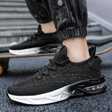 Simple, Stylish, Breathable, Comfortable, Air-Cushioned Sole, Outdoor Casual Sports Shoes