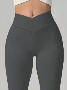 Nieuwe Stijl Eendelige Strakke, Ademende Taille-Cinching En Billen-Liftende Yoga Oefening Jumpsuit Voor Vrouwen Met Uitlopende Lange Broek Geschikt Om Buiten Te Dragen Hardlopen Oefeningen En Fitnesstraining Lente En Herfst Stijl Effen Kleur