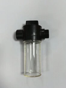 1 件装高压洗车喷枪多功能水喷枪花园软管喷枪带耐用 3 个连接器和泡沫罐方便软管喷嘴喷雾器用于洗车、草坪和花园、植物浇水、清洁配件带储物容器 - 黑色 - 查看 12