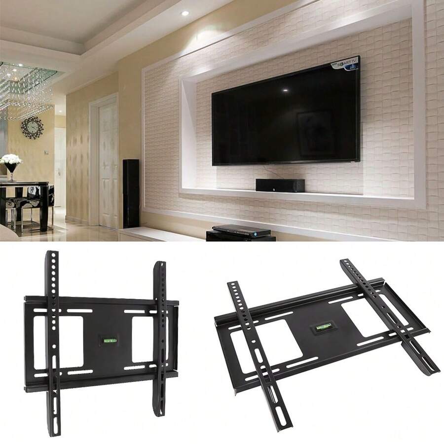 TV-Wandhalterung Feste TV-Wandhalterung 48,5*24*3cm Doppelhaken All-in-One TV-Halterung