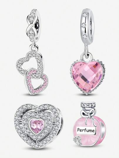 1 PC Infinite Love Clasp Beads Pingente Charme Pingente Bola Adequado Para Pulseiras DIY Jóias Femininas