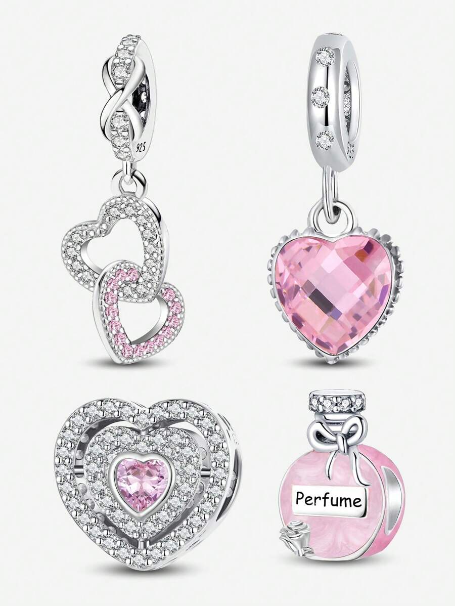 1 PC Infinite Love Clasp Beads Pendant Charm Pendant Ball Suitable For Bracelets DIY Women's Jewelry