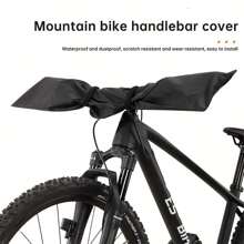 Waterproof & Dustproof Mountain Bike Handlebar Cover, 100% Nylon, Easy-To-Install, Scratch-Resistant Protective Sleeve For Cycling Gear - Multicolor - View 8