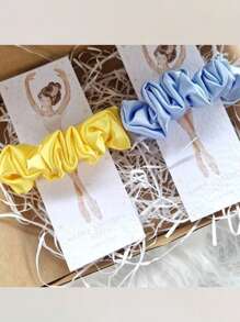 6 件芭蕾舞女演员发圈标签卡、芭蕾舞者派对礼物、生日发圈卡、芭蕾舞短裙可爱发圈标签（不含发圈）