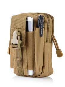 Bolsa de cintura multifuncional para deportes al aire libre, bolsa de cintura impermeable de camuflaje para accesorios de ciclismo, bolsa para teléfono móvil.