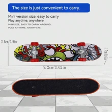 Finger Skateboard, alliage anti-stress et plastique, mini skateboard créatif, jouet de bureau, cadeau d'anniversaire, cadeau de Pâques, cadeau de vacances, cadeau parfait, cadeau