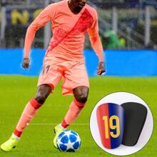 1 对超迷你足球护腿板 - 微型足球鞋垫 - 超轻舒适，男女通用