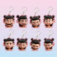 Nezha 2 Around The Acrylic Keychain Pendant Small Gift