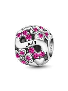 1 pieza de cuentas de trébol con piedras preciosas del zodiaco para hacer pulseras y brazaletes de mujer - Accesorio de joyería para hacer manualidades y combinar con atuendos diarios para chicas