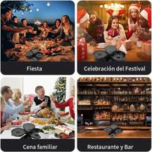 1PCS Escarchador de Vasos Rimmer de Vidrio de Plástico Copas y Tarros Rimmer de Sal de Margarita Escarchador de Micheladas con 3 Bandejas Giratorias Accesorios para Bar Cóctel Cocina Bartops Bartender (155 mm * 200 mm * 70 mm) - 155mm * 200mm * 70mm - Ver 7