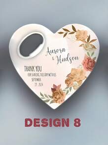 Custom Bottle Opener Wedding Souvenirs For Guests, Unique Wedding Favor Wholesale Magnets, Engagement Favor Save The Date Magnets,Heart Shape Wedding Thank You Favor,Magnetic Bottle Opener, Custom Wedding Gift, Wedding Gift, Thank You Favor Souvenirs, Bottle Opener(24 Designs),Multi-Functional, Ornamental,Anti-Mold,Reusable,Adorable,High-Quality,Cute,Vintage,Colorful,Customized Bottle Openers & Bottle Opener Accessories,Home Refresh - Multicolor - View 15