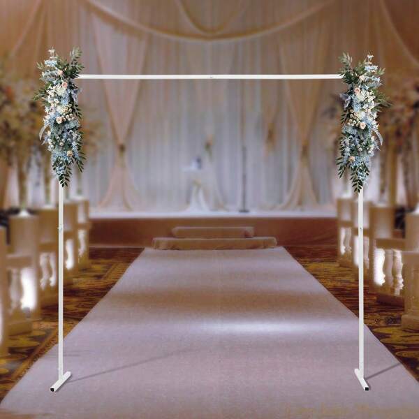 2 * 2 m Hochzeitsbogen Ständer mit Basis für Hochzeiten, Partys und Veranstaltungsdekorationen (Gelb) Party Favors Raumdekoration Braut Sommer Geburtstaggeschenke Strand Einschulung Schulmaterial