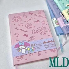 Cuadernos de Sanrio My Melody, Cuadernos de dibujos animados de moda Kuromi, Cuadernos escolares lindos Cinnamoroll, Diarios animados de Pochacco, regalos creativos para fiestas