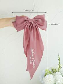 1 pièce Nœud de cheveux personnalisé avec votre nom Nœud de cheveux en monogramme doré personnalisé avec nom Nœud de cheveux en velours pour fille Accessoires pour cheveux femme Nœud de cheveux de mariée personnalisé Nœud de cheveux monogramme Cadeau pour elle Cadeau de mariage