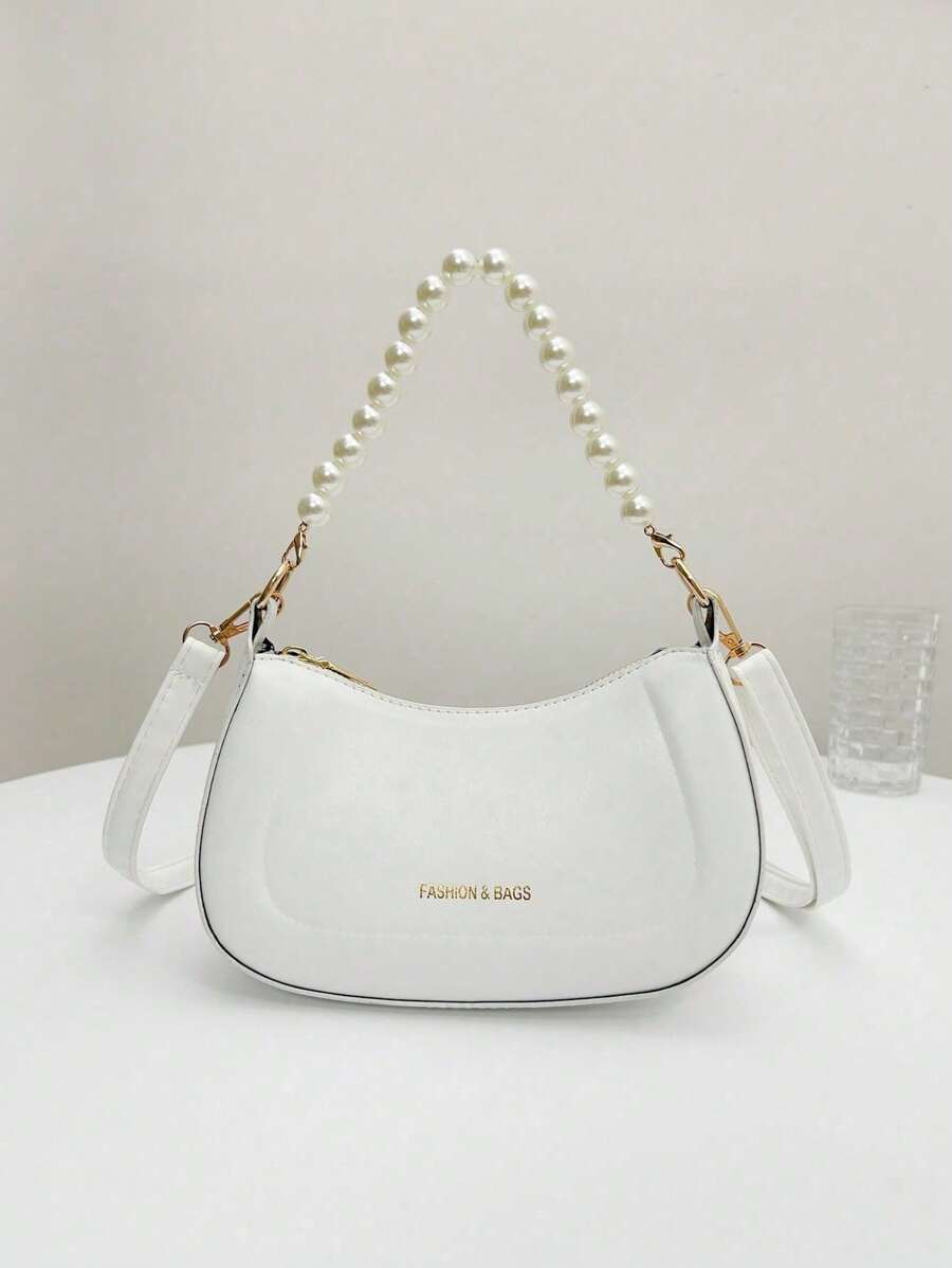 New Fashion High-Quality Solid Color Crossbody Shoulder Bag, Korean Style Handbag