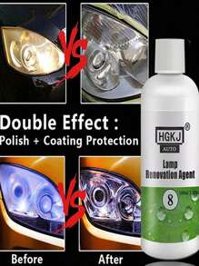 rayhong Car Lantern Cleaner And Refresh,Car Headlight Refurbished Repair Liquid, Lamp Cleaning Agent, Headlight Yellowing & Scratch Repairing Polishing Tool Set 20/50ML - Multicolor - View 8