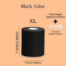 5M/Roll Invisible Push Up Breast Lift Boob Tape,Breathable Elastic Fabric Breast Lift Tape Self-Adhesive Push Up Nipple Cover,Women Boob Tape Bras Strapless Pad Sticker