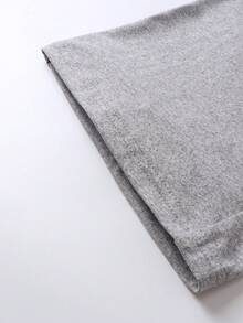 Bộ đồ 2 món AiTyi dành cho nữ cỡ lớn, phong cách thoải mái, thời trang, phù hợp cho các dịp trở lại trường, tốt nghiệp, ngày quốc khánh, thu đông - Xám - Xem 5