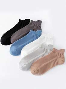 3 Pairs Men's Breathable Mesh Ankle Socks, Low Cut, Anti-Odor, Quick-Drying, Lightweight Summer Sports Socks Designed For Workout, Leisure, Business