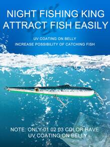 Kingdom Kingshad Pencil Fishing Lures, Sinking Floating 11g/13g/30g/40g For Freshwater & Saltwater, Easy Far Casting Bass, Pike, Trout, Perch Hard Wobblers Artificial Baits, Suitable For Professional Anglers And Beginners, Perfect Gift For Christmas, Thanksgiving, Halloween, And New Year's