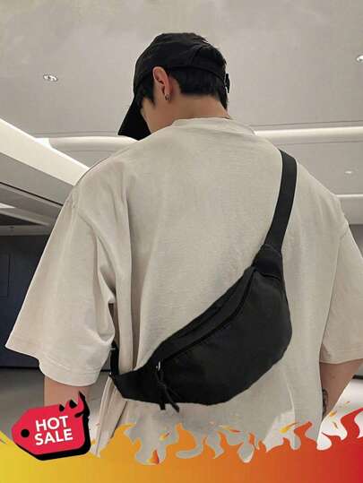 Men's Casual Simple Style Mini Shoulder Bag Men For Mobile Phone Crossbody Bag Men For Student Large Capacity Fanny Pack Backpack Waist Bag Men Sling Bag Men Suitable For Commute Beach University School Daily Gifts Men Boyfriend Dad Husband College Bag Fathers Day Gifts Spring School Supplies New Life Items For Students Purse Essentials Graduation Small Bag For Men Body Bag For Men Belt Belt Bag For Men Pouch