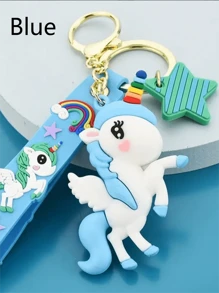 1 Chiếc Móc Khóa Ngựa Cầu Vồng Hoạt Hình Kỳ Lân Mặt Dây Chuyền Túi Trang Sức Cặp Đôi Móc Khóa Xe Quà Tặng Cho Bạn Bè Người Thân Ngày Lễ Tình Nhân Quà Tặng Phù Dâu Dây Đeo Chìa Khóa - Nhiều màu - Xem 14