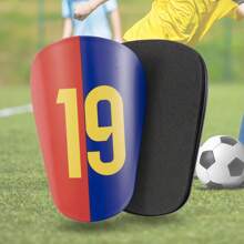 1 对超迷你足球护腿板 - 微型足球鞋垫 - 超轻舒适，男女通用