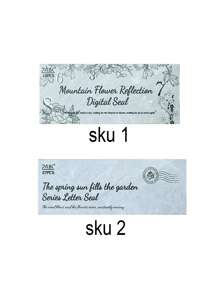 10pcs/27pcs Vintage Flower & Number Pattern Wooden Stamps, Delicate Flower And Grass Pattern Engraved Stamps, Scrapbook Decoration, DIY Handbook Greeting Card Decoration, Gifts For Friends