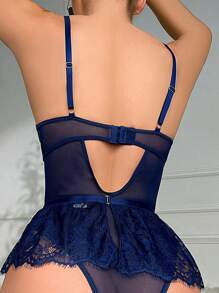 1 pieza Mono con lentejuelas y lentejuelas sexy para mujer, apto para uso en casa y ropa interior