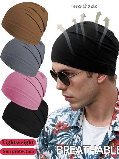 Unisex Lightweight Running Cap - Breathable, Moisture-Wicking, Adjustable, Quick-Drying, Foldable Sports Cap Suitable For Jogging, Hiking, Outdoor Activities