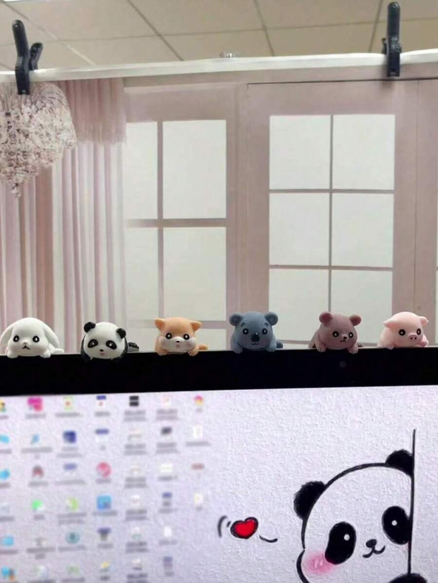 6 piezas, 1 set de 6 muñequitos Sonny Angels de estilos aleatorios, decoraciones monísimas para escritorio, ideal para exhibir en monitor de computadora/TV, decoración del hogar, mejores regalos, pegatinas para fundas de móvil, decoración de coches, decoración de mesa, modelos, juguetes de colección, decoración de mochila, regalos para fiestas de Navidad/Halloween/Año Nuevo, útiles escolares, vuelta al cole
