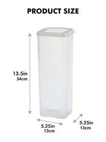 1pc Plastic Bread Box With Airtight Lid, Large Capacity Fresh Bread Storage Container, Suitable For Bread, Sandwiches And Cereals