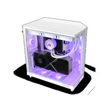 NZXT H6 FLOW RGB Compact Dual-Chamber Mid-Tower Airflow Case, White, CC-H61FW-R1 - 1 - View 6