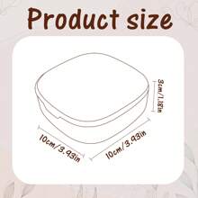 1 Customized Jewelry Box, Equipped With A Mirror, Suitable For Storing Earrings, Necklaces, And Exquisite Gifts For Family And Girlfriends On Valentine's Day And New Year's Day - Multicolor - View 6