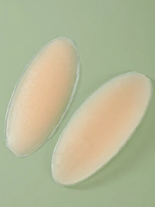 Women's Sexy Invisible Silicone Pads Reusable Buttocks And Push Up Patches, Support Buttocks And Buttocks Patches, Showing Enlargement, Suitable For Women Of All Body Types