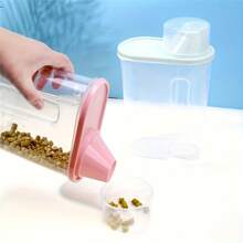 New Cat/Dog Lover Gift And Dog/Cat Mom Love Pet Dog Lover And Dog Mom Love/Cat Lover And Cat Mom Love Food Storage Container, Sealed Moisture-Proof Canister