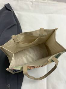 Women's Fashion Large Capacity Tote Handbag - Khaki - View 9