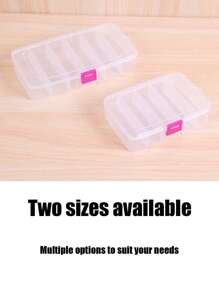 5PCS Storage Box, 5 Compartment And 6 Compartment Clear Visible Plastic Accessory Compartment Clear Container, 5 Compartment 6 Compartment Fixed Storage Box, 5 Compartment 6 Compartment Transparent Plastic Box, Jewelry Item Box, Gadget Parts Box, Packaging Box, Compartment Craft Box, Adjustable For Bead Artwork DIY Crafts Jewelry Fishing Tools Bead Storage