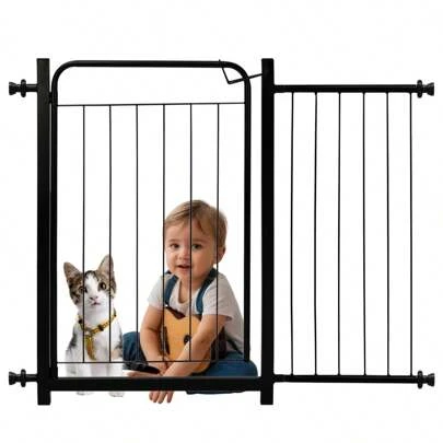 Portão Grade Segurança Bebê Cão Criança Pet Dog Cercado Aço Carbono