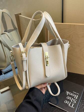 Bolso de mano de alta gama para mujer, nuevo bolso versátil, bolso de viaje elegante y casual de gran capacidad, bolso de hombro