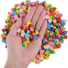 50-200片迷你卡通橡皮擦学生易擦可爱小橡皮擦适用于铅笔字迹晕染200+款随机发货学生橡皮 - 彩色 - 查看 3