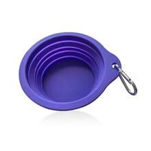 Bols pliables en silicone pour chien et chat, bol double pour animaux de compagnie pliable, gamelle d'eau et de nourriture pour chat adaptée pour la marche, la randonnée et le camping