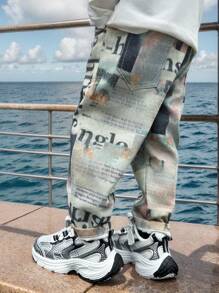 男童休闲印花裤 - 彩色 - 查看 4