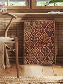 2 Pieces Flower Posters Arabic Print Picture Islamic Wall Painting Vintage Wall Arts Aesthetics Art Printing Fashion Room Decor Living Room Wall Decoration No Frame Gifts Birthday Graduation